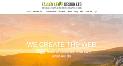 Desktop Screenshot of fallenleafwebdesign.co.uk